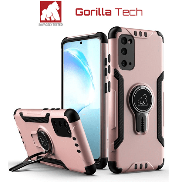 Coque New Armor Magnetique Gorilla Tech Rose Pour Samsung Galaxy S20 Plus