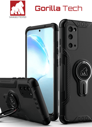 Coque New Armor  Magnetique Gorilla Tech Noir Pour  Samsung Galaxy A71