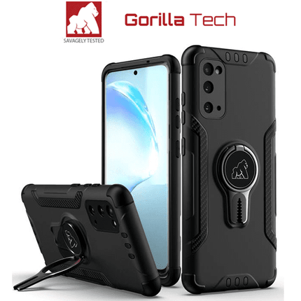 Coque New Armor  Magnetique Gorilla Tech Noir Pour  Samsung Galaxy A71