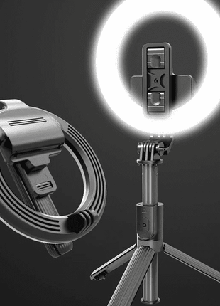 Selfie stick/trépied LED 360 bluetooth pour smartphone (qualité premium)