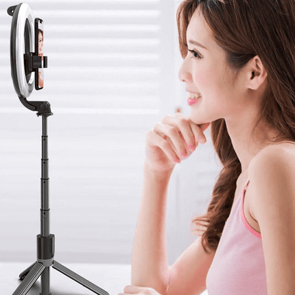 Selfie stick/trépied LED 360 bluetooth pour smartphone (qualité premium)