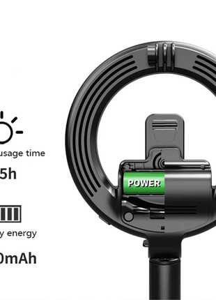 Selfie stick/trépied LED 360 bluetooth pour smartphone (qualité premium)