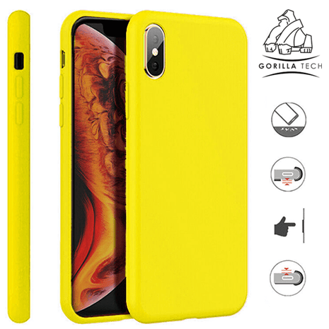 Coque En Silicone Gorilla Tech Jaune Qualité Premium Pour Apple iPhone 11 Pro Max