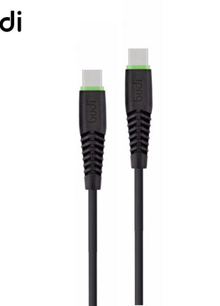 Cable Budi noir qualité premium pour Type C - Type C