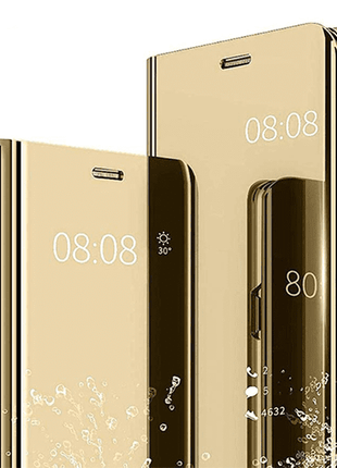 Etui View Cover Or Interieur Gel  Apple iPhone XS Max