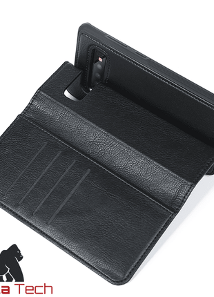 Etui portefeuille premium Gorilla Tech 2 en 1 (étui+coque) noir pour Apple iphone 6/7/8/SE 2020