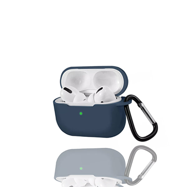 Étui En Silicone Bleu Pour Airpods Pro