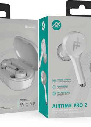 Ecouteur Bluetooth Airtime PRO 2 Blanc Compatible IOS Et Android (qualité platine)