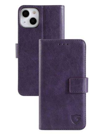 Étui Gadget Shield Classic Book pour Apple iPhone 14 Pro Max, violet foncé