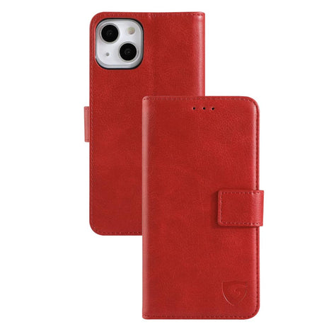 Étui portefeuille classique Gadget Shield pour Samsung Galaxy A14 4G/5G Rouge