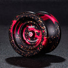 Pack de 10 Yoyo Ball Professionnel Qualité Premium En Métal Aluminium De Couleur Rouge Noir