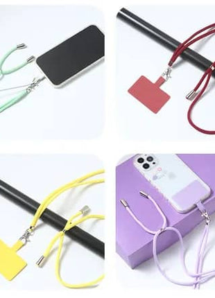 Bandoulière Universel Reglable , Cou Suspendu De Couleur Rouge Pour Coque De Téléphone