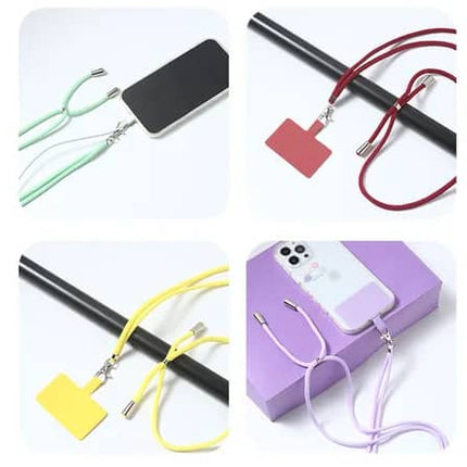 Bandoulière Universel Reglable , Cou Suspendu De Couleur Bleu Pour Coque De Téléphone