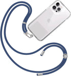 Bandoulière Universel Reglable , Cou Suspendu De Couleur Bleu Pour Coque De Téléphone