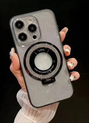Coque Gorilla Tech  Shadow Ring Glitter Noir  pour iPhone 14 Pro Max