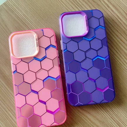 Coque Gorilla Tech Marble Nouveau Design De couleur Violet  Pour Apple iPhone 14 Pro
