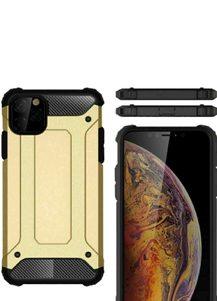 Coque armor carbon  Gold Pour Samsung Galaxy S10 plus