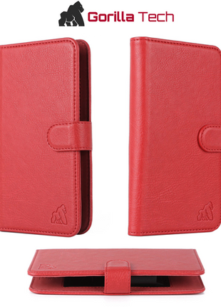 Etui Portefeuille Universel Premium Gorilla Tech Rouge 6.5"