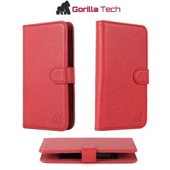 Etui Portefeuille Universel Premium Gorilla Tech Rouge 6.5"