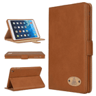 Étui  Magnetique Véritable Cuir Marron Logo Gorilla Tech pour iPad 10.9 10th Gen 2022