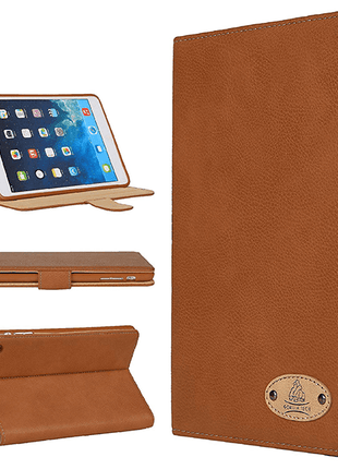 Étui Magnetique Véritable Cuir Marron Logo Gorilla Tech  pour iPad mini 6