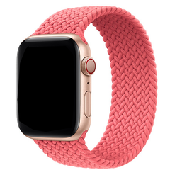 Bracelet brodé rose pour Apple Watch 42/44mm taille M