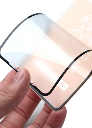 Film En Verre Nano Flexible Full Glue Noir Go-Des Pour Apple iPhone 12 Mini