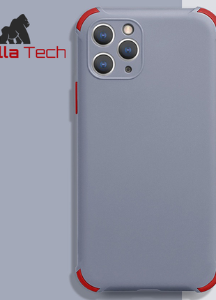 Coque silicone shockproof Gorilla Tech violet pour Apple iphone 11 Pro Max