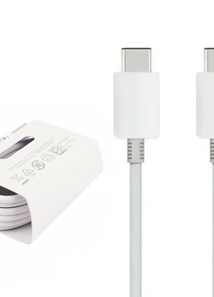 Cable type-c EP-DG977 vers type-c blanc pour Samsung