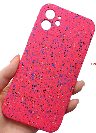 Coque Gorilla Tech silicone splash rose pour Apple iphone 12 Mini