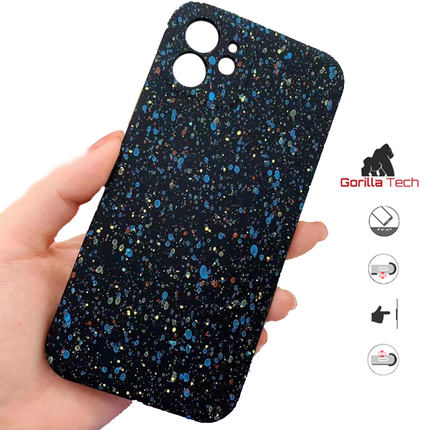 Coque Gorilla Tech silicone splash noir pour Apple iphone 12 Mini