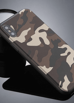 Coque Gadget Shield brown army en gel pour Apple iphone 6/6S
