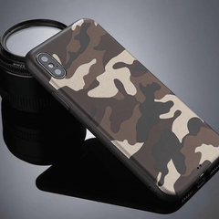 Coque Gadget Shield brown army en gel pour Apple iphone 6/6S