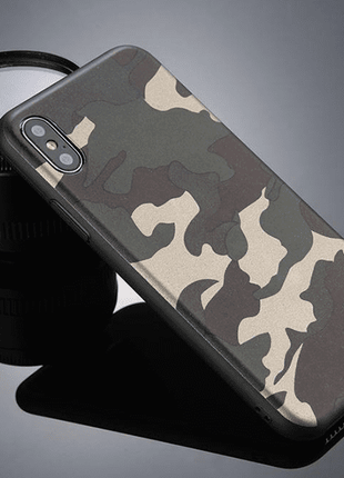 Coque Gadget Shield green army en gel pour Apple iphone XS Max