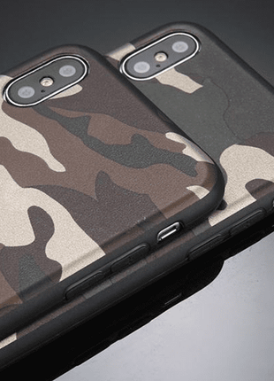 Coque Gadget Shield green army en gel pour Apple iphone XS Max