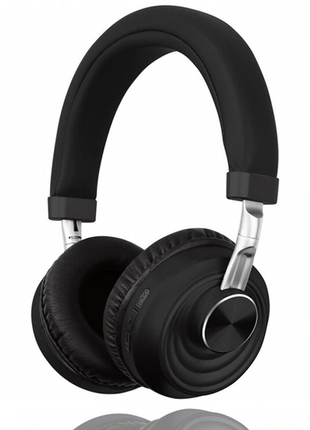 Casque bluetooth super bass  noir  avec support carte TF et entrée jack