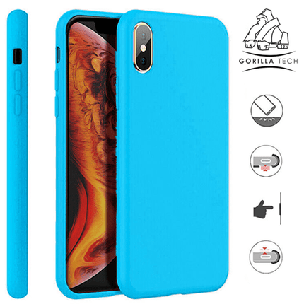 Coque En silicone Gorilla Tech Bleu Ciel Qualité Premium Pour Apple  iPhone 15