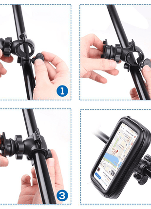 Support universel waterproof pour vélo/Moto 6.5 "