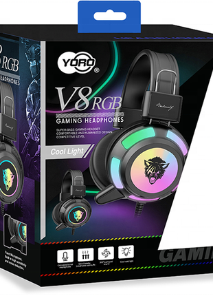 Casque gaming YORO V8  (qualité premium)