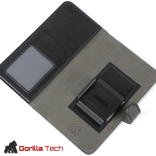 Etui Portefeuille Universel Premium Gorilla Tech Noir 6.5"