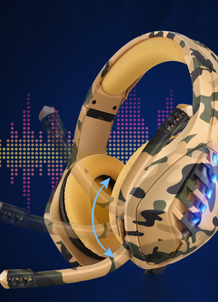 Casque gaming YJY army (qualité premium)