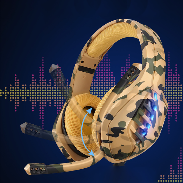 Casque gaming YJY army (qualité premium)