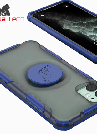 Coque Gorilla Tech pop shockproof magnétique  bleu pour Apple iPhone 12 Mini (5.4")