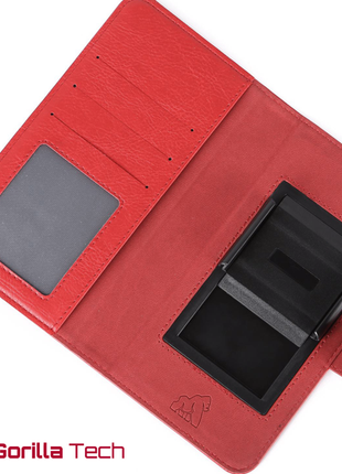 Etui Portefeuille Universel Premium Gorilla Tech Rouge 6.5"