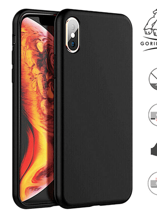 Coque En Silicone Gorilla Tech Noir Qualité Premium Pour Samsung Galaxy S10E