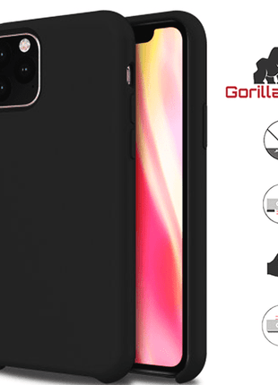 Coque En Silicone Gorilla Tech Noir Qualité Qremium Pour Apple iPhone 11