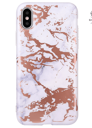 Coque en gel white marble Gorilla Tech pour Samsung Galaxy S8