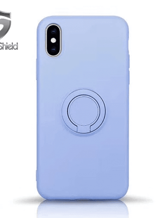 Coque ring silicone Gadget Shield bleu pour Apple iphone 6/6s