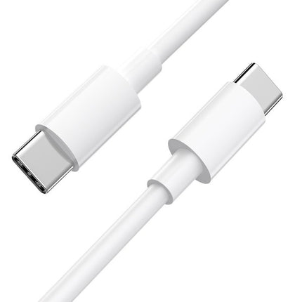 Pack de 10 Câble  Type C vers Type C 100w 2M  de couleur Blanc Pour MacBook