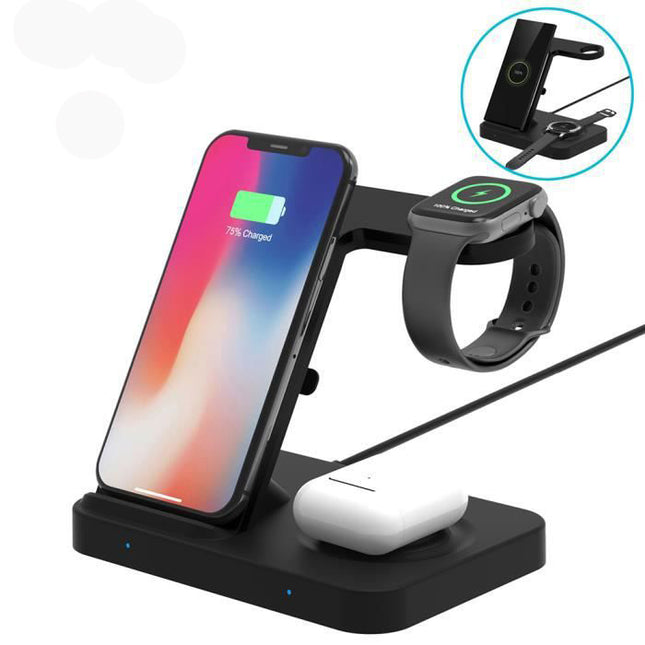 Station De Recharge Sans Fil 5 En 1 Pour Smartphone/Smartwach/AirPod 2/AirPod Pro